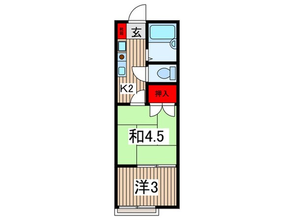 石田住宅の物件間取画像